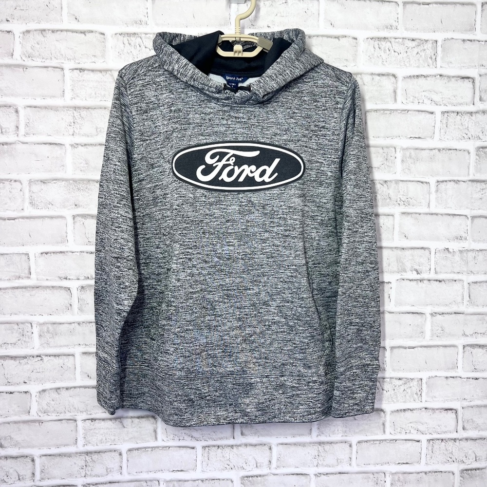 |•SPORT-TEK•| FORD Hooded Sweatshirt Hoodie Women Large